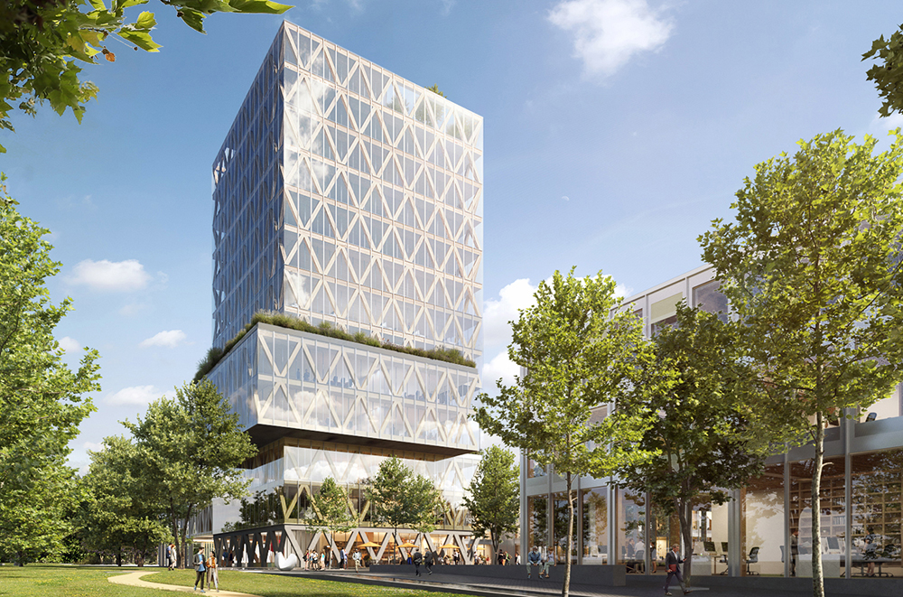 Visualisierung Wettbewerbsbeitrag Würth