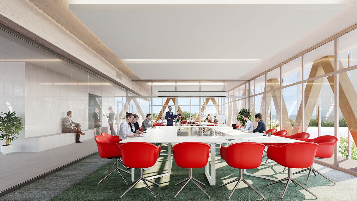 Innenraum Würth Verwaltungsgebäude